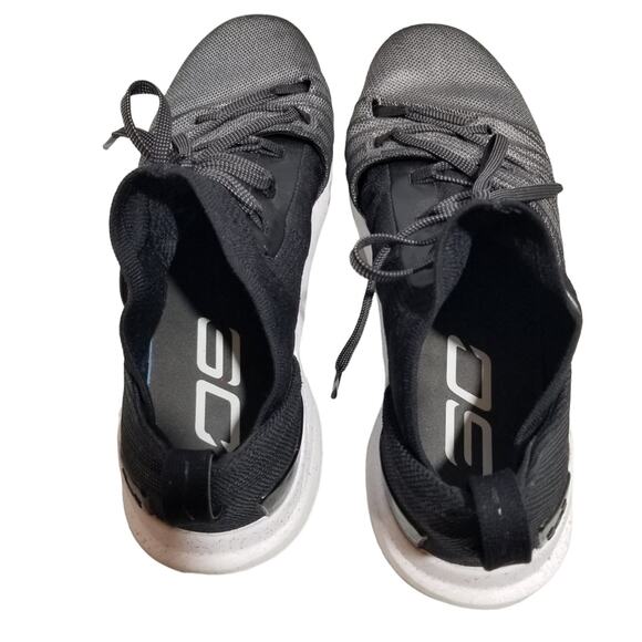Under Armour Shoes 11 Curry 5 Black Silver Athletic Sneaker 3020657-101 main image 5
